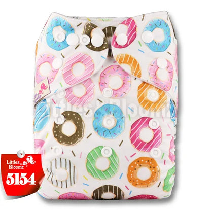 [Littles&Bloomz] 2024 New Baby One Size Reusable Cloth NAPPY Cover Wrap To Use With Flat or Fitted Nappy Diaper