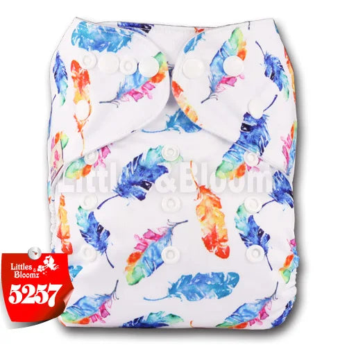 [Littles&Bloomz] 2024 New Baby One Size Reusable Cloth NAPPY Cover Wrap To Use With Flat or Fitted Nappy Diaper