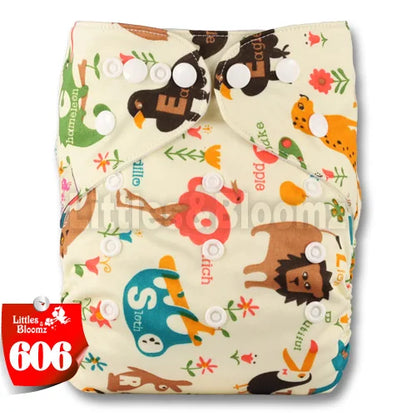 [Littles&Bloomz] 2024 New Baby One Size Reusable Cloth NAPPY Cover Wrap To Use With Flat or Fitted Nappy Diaper