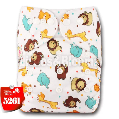 [Littles&Bloomz] 2024 New Baby One Size Reusable Cloth NAPPY Cover Wrap To Use With Flat or Fitted Nappy Diaper