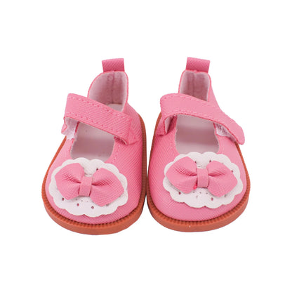 Doll Shoes Clothes Handmade Boots 7Cm Shoes For 18 Inch American&43Cm Baby New Born Doll Accessories For Generation Girl`Toy DIY