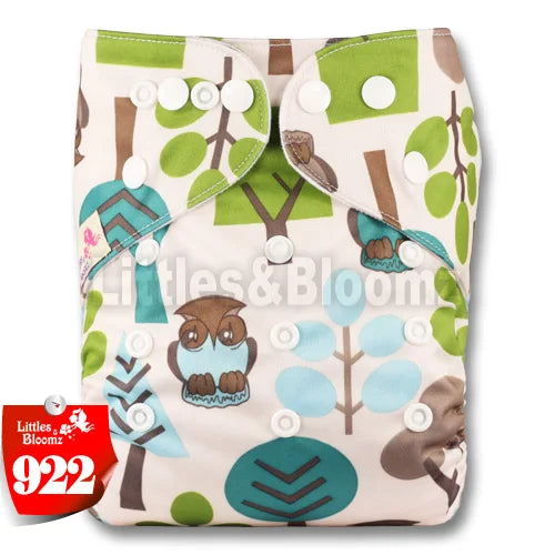 [Littles&Bloomz] 2024 New Baby One Size Reusable Cloth NAPPY Cover Wrap To Use With Flat or Fitted Nappy Diaper