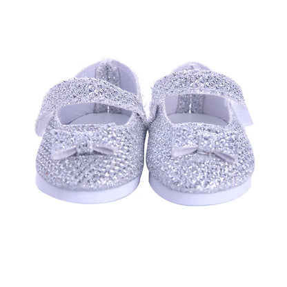 Doll Shoes Clothes Handmade Boots 7Cm Shoes For 18 Inch American&43Cm Baby New Born Doll Accessories For Generation Girl`Toy DIY