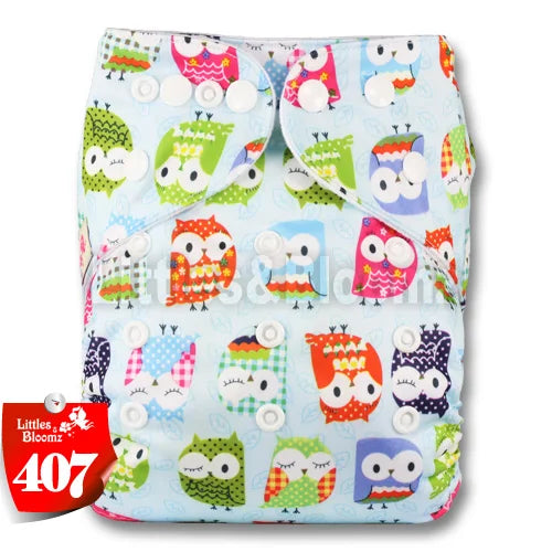 [Littles&Bloomz] 2024 New Baby One Size Reusable Cloth NAPPY Cover Wrap To Use With Flat or Fitted Nappy Diaper