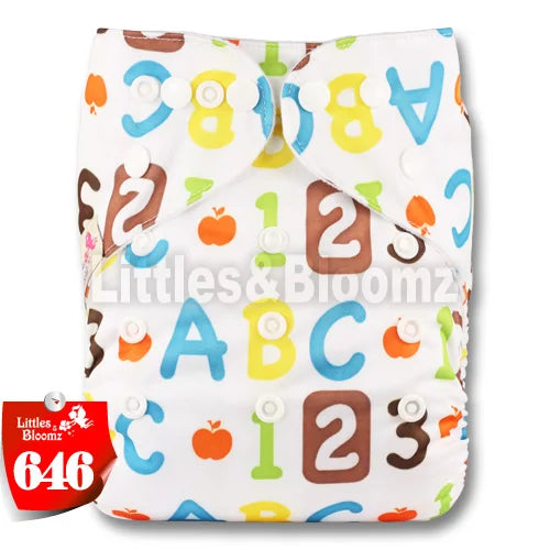 [Littles&Bloomz] 2024 New Baby One Size Reusable Cloth NAPPY Cover Wrap To Use With Flat or Fitted Nappy Diaper