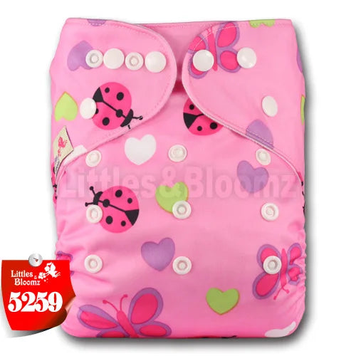 [Littles&Bloomz] 2024 New Baby One Size Reusable Cloth NAPPY Cover Wrap To Use With Flat or Fitted Nappy Diaper