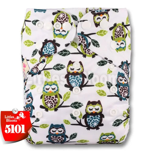 [Littles&Bloomz] 2024 New Baby One Size Reusable Cloth NAPPY Cover Wrap To Use With Flat or Fitted Nappy Diaper