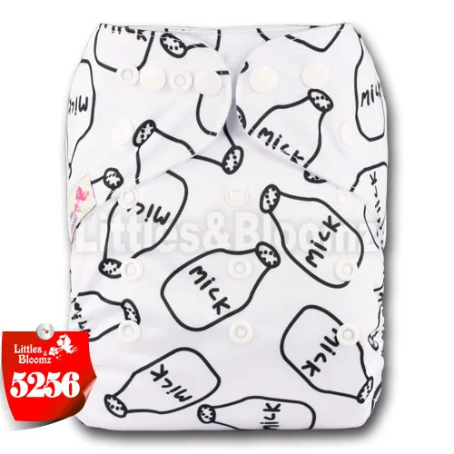 [Littles&Bloomz] 2024 New Baby One Size Reusable Cloth NAPPY Cover Wrap To Use With Flat or Fitted Nappy Diaper