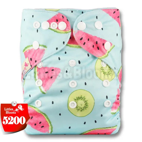 [Littles&Bloomz] 2024 New Baby One Size Reusable Cloth NAPPY Cover Wrap To Use With Flat or Fitted Nappy Diaper