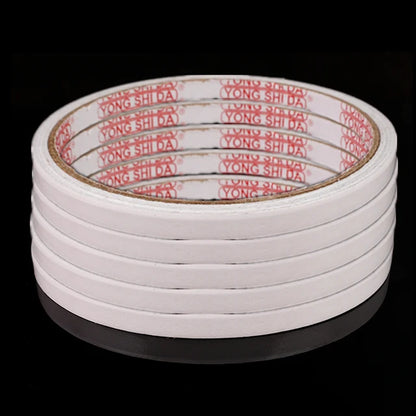 5 Rolls Double Sided Adhesive Tapes Home Office Supplies 8m Length Strong Adhesive Tape for Students Stationary DIY Craft Tools