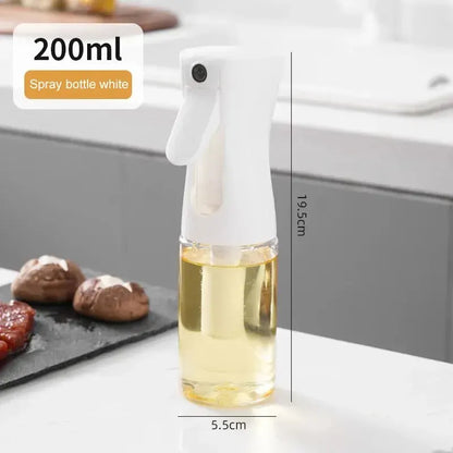 1Pc 200/300/500 ML Oil Spray Pot Kitchen Household Edible Olive Oil Spray Bottle Atomized Misty Oil Tank Air Fryer Spray Bottle