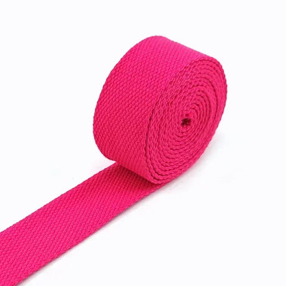 8M 20/25/32/38mm 2mm Thick Webbing Tapes Polyester Cotton Canvas Bag Webbings Ribbon for Backpack Strap Belt Band Garment Craft