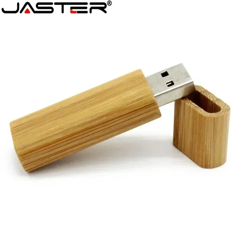 JASTER Wooden / bamboo USB Flash Drive 2.0 4GB 8GB 16GB 32GB 64GB 128GB Pen Driver Pendrive  Memory Creativo Personal LOGO Gifts