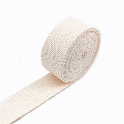 8M 20/25/32/38mm 2mm Thick Webbing Tapes Polyester Cotton Canvas Bag Webbings Ribbon for Backpack Strap Belt Band Garment Craft