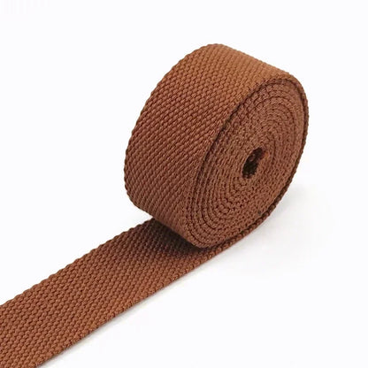 8M 20/25/32/38mm 2mm Thick Webbing Tapes Polyester Cotton Canvas Bag Webbings Ribbon for Backpack Strap Belt Band Garment Craft