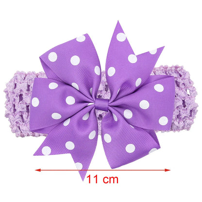 baby girl headband Infant hair accessories band bows Headwear Dot Newborn Children Gift Toddlers Ribbon newborn cloth Bowknot