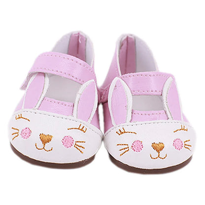 Doll Shoes Clothes Handmade Boots 7Cm Shoes For 18 Inch American&43Cm Baby New Born Doll Accessories For Generation Girl`Toy DIY